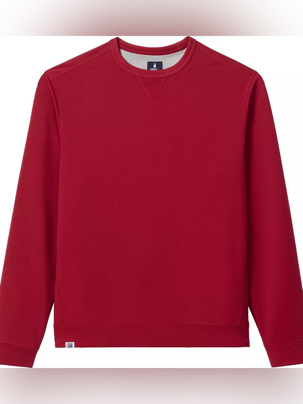 NEW❤️johnnie-O Men's Willard Crewneck Sweatshirt Malibu Red $118